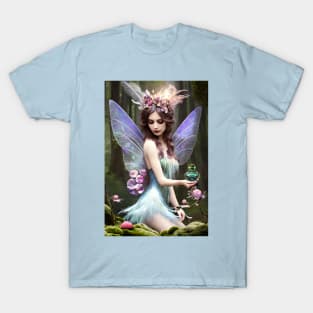 Forest Fairy With Potion T-Shirt